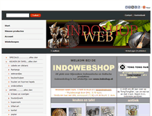 Tablet Screenshot of indowebshop.nl